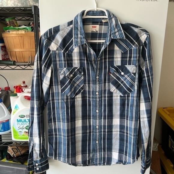 Levi's Other - Men’s Levi Pearl Snap Button Down Long Sleeve Shirt